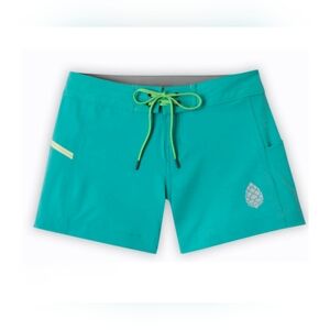 Stio Womens CFS Board Shorts Aquamarine